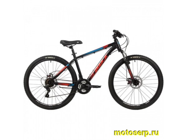 Купить  26" FOXX CAIMAN черный (14") (ФОКС КАЙМАН) 26"; 21ск; рама-сталь; тормоз-Disk (шт) (ART (M купить с доставкой по Москве и России, цена, технические характеристики, комплектация фото  - motoserp.ru