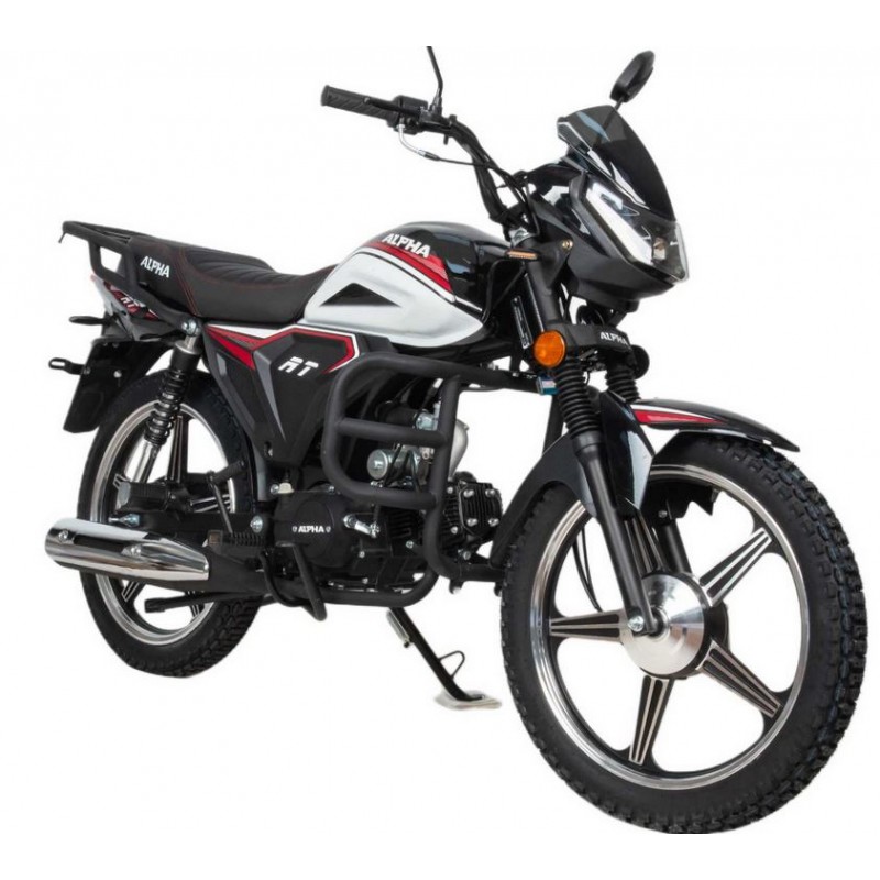 Купить  Мопед Motoland Альфа RT 11 50сс чёрный (A) 18/18" (шт) (ML 21924 (ФОТО купить с доставкой по Москве и России, цена, технические характеристики, комплектация фото  - motoserp.ru
