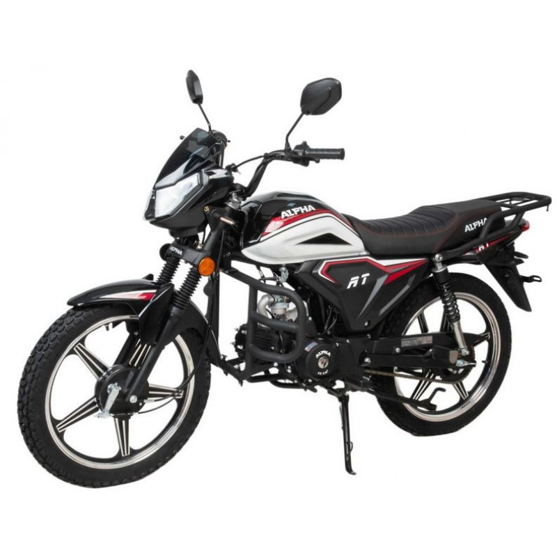 Купить  Мопед Motoland Альфа RT 11 50сс чёрный (A) 18/18" (шт) (ML 21924 (ФОТО купить с доставкой по Москве и России, цена, технические характеристики, комплектация фото  - motoserp.ru