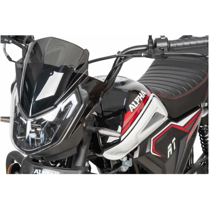 Купить  Мопед Motoland Альфа RT 11 50сс чёрный (A) 18/18" (шт) (ML 21924 (ФОТО купить с доставкой по Москве и России, цена, технические характеристики, комплектация фото  - motoserp.ru