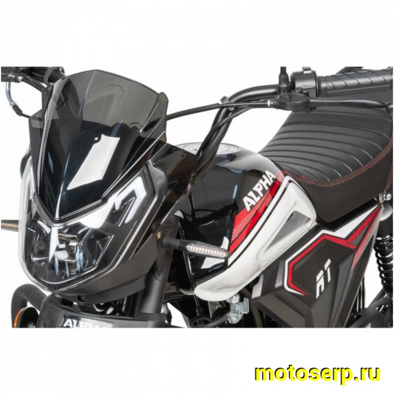 Купить  Мопед Motoland Альфа RT 11 50сс чёрный (A) 18/18" (шт) (ML 21924 (ФОТО купить с доставкой по Москве и России, цена, технические характеристики, комплектация фото  - motoserp.ru