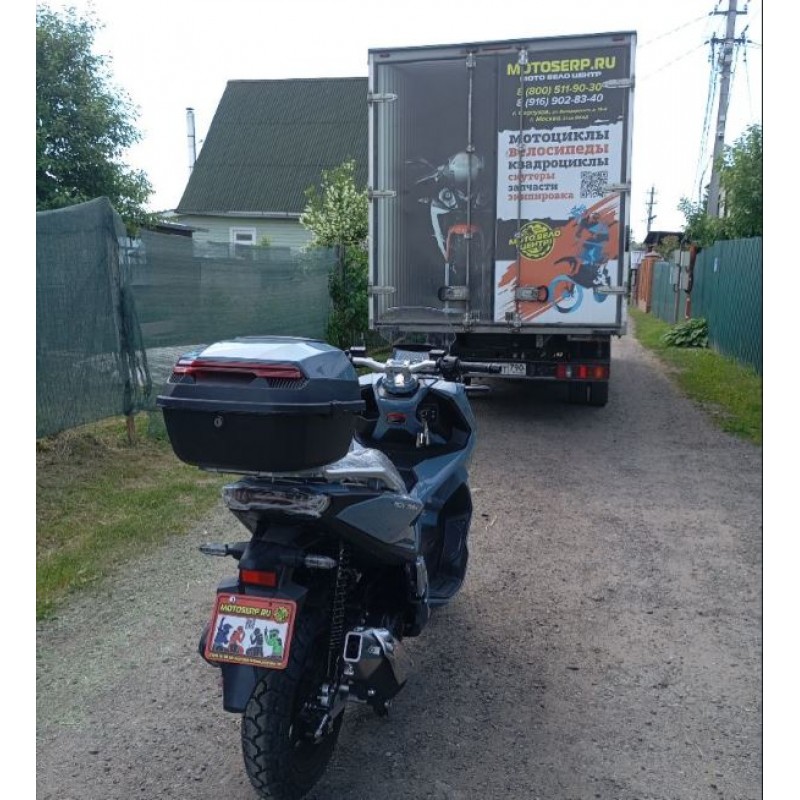 Купить  Скутер SPRMOTORS ADV MAX T4-50L карбюратор, с одним кофром 14/13" (шт) 01700 (SPR купить с доставкой по Москве и России, цена, технические характеристики, комплектация фото  - motoserp.ru