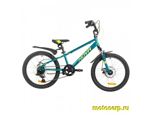Купить  20" скоростной NOVATRACK POINTER зеленый (11") (фокс поинтер) 20"; 6ск; рама-сталь; тормоз-Disk (шт) (ART купить с доставкой по Москве и России, цена, технические характеристики, комплектация фото  - motoserp.ru