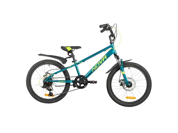 Купить  20" скоростной NOVATRACK POINTER зеленый (11") (фокс поинтер) 20"; 6ск; рама-сталь; тормоз-Disk (шт) (ART купить с доставкой по Москве и России, цена, технические характеристики, комплектация фото  - motoserp.ru