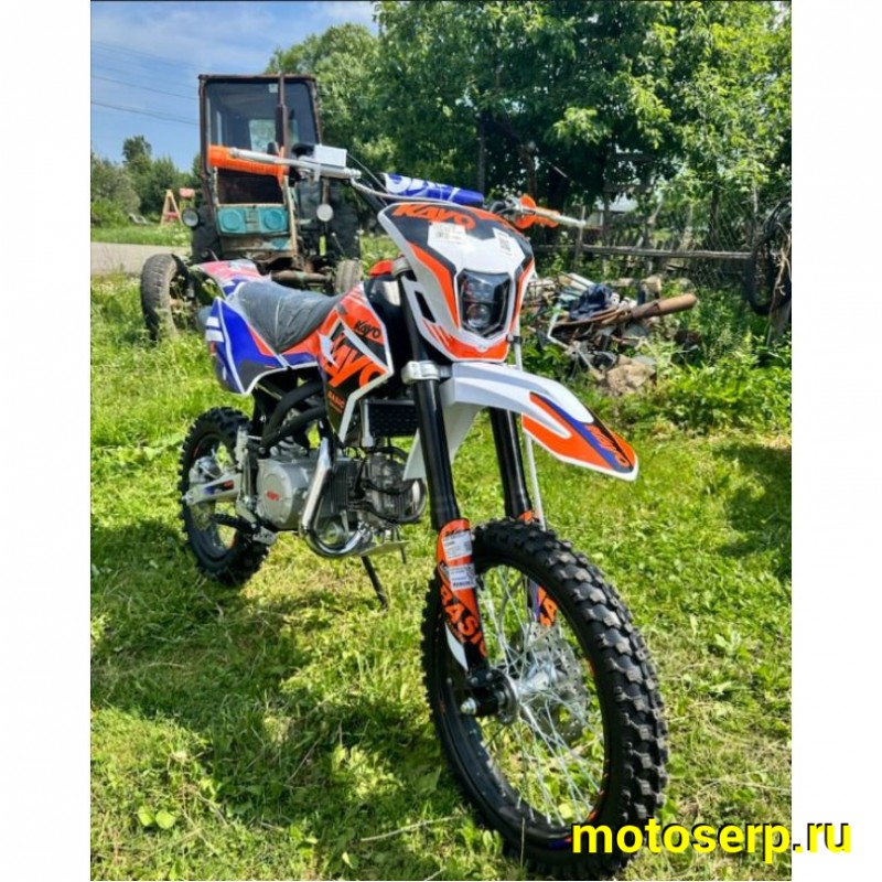 Купить  Питбайк KAYO Basic YX140EM 17/14 KRZ (механ. сцепл., эл. стартер) 2026 г (шт) (SM купить с доставкой по Москве и России, цена, технические характеристики, комплектация фото  - motoserp.ru