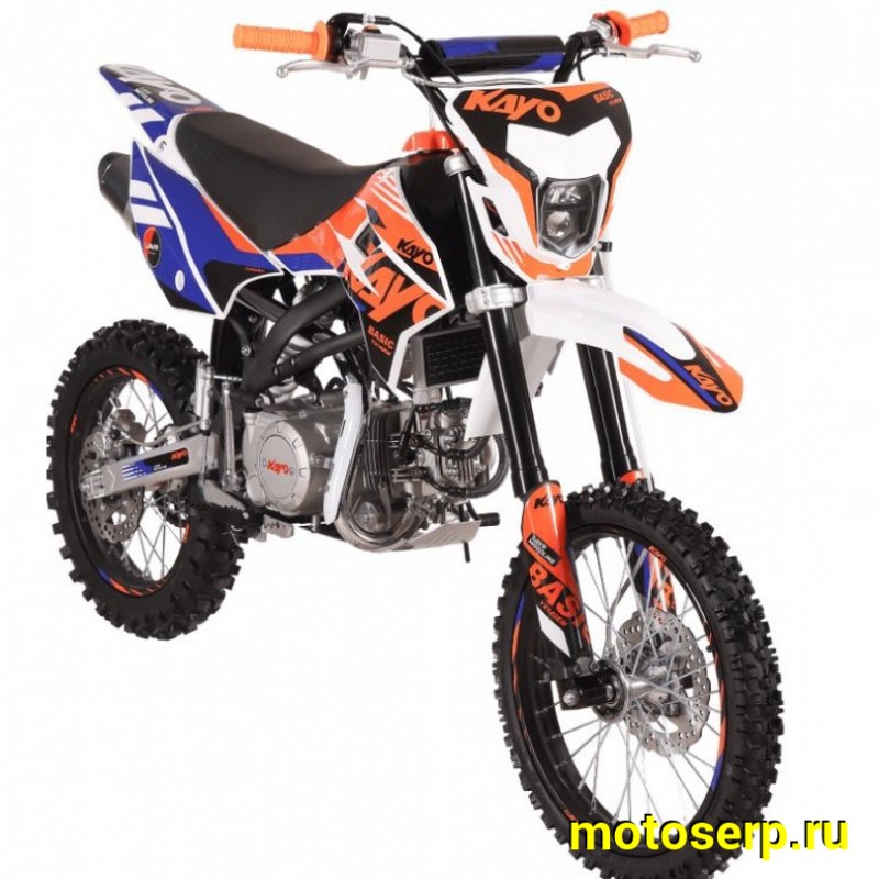 Купить  Питбайк KAYO Basic YX140EM 17/14 KRZ (механ. сцепл., эл. стартер) 2026 г (шт) (SM купить с доставкой по Москве и России, цена, технические характеристики, комплектация фото  - motoserp.ru