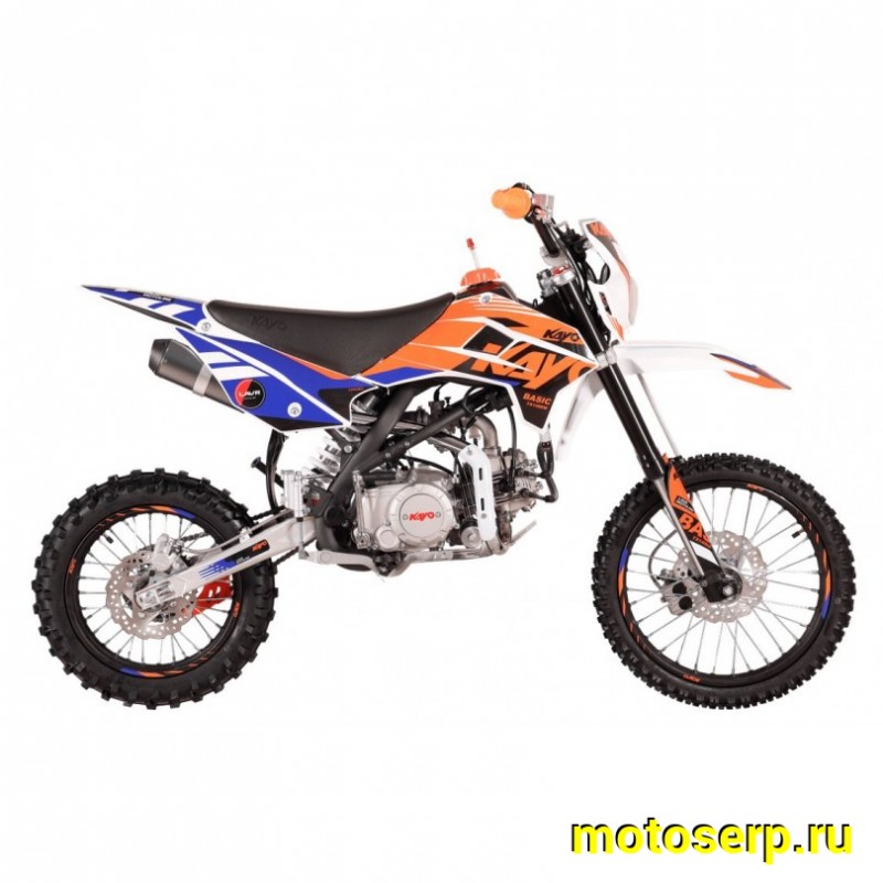 Купить  Питбайк KAYO Basic YX140EM 17/14 KRZ (механ. сцепл., эл. стартер) 2026 г (шт) (SM купить с доставкой по Москве и России, цена, технические характеристики, комплектация фото  - motoserp.ru