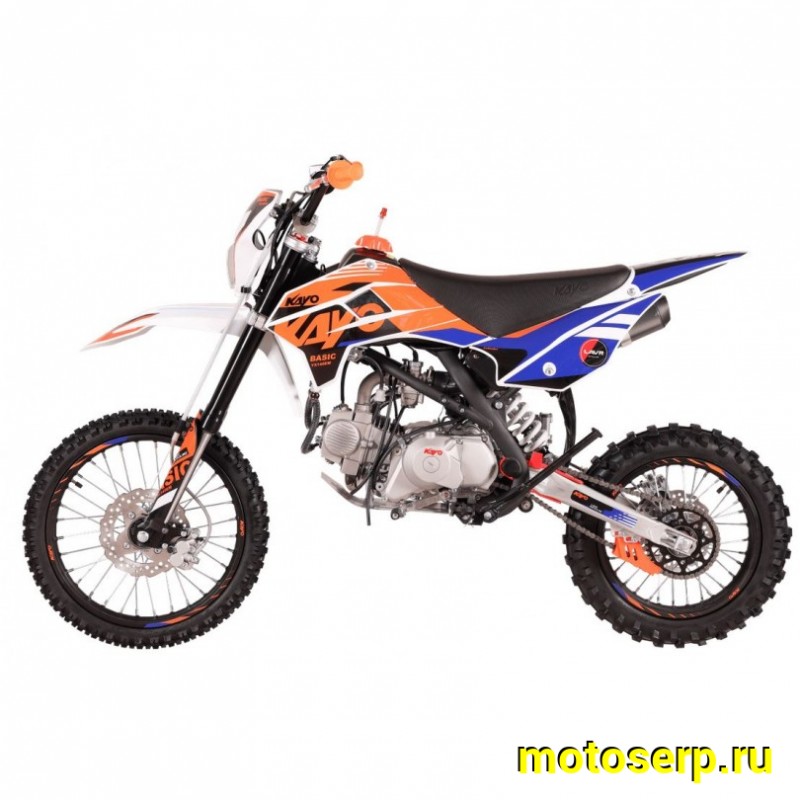 Купить  Питбайк KAYO Basic YX140EM 17/14 KRZ (механ. сцепл., эл. стартер) 2026 г (шт) (SM купить с доставкой по Москве и России, цена, технические характеристики, комплектация фото  - motoserp.ru