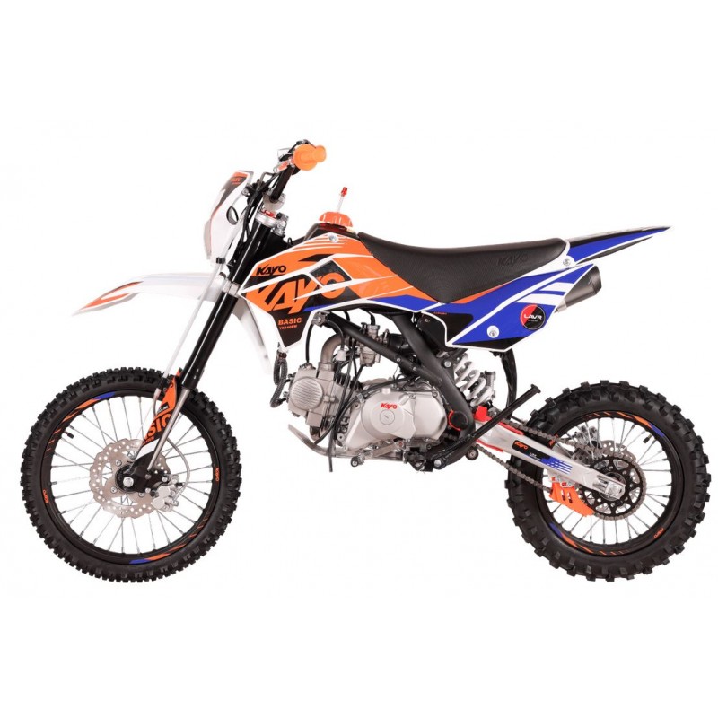 Купить  Питбайк KAYO Basic YX140EM 17/14 KRZ (механ. сцепл., эл. стартер) 2026 г (шт) (SM купить с доставкой по Москве и России, цена, технические характеристики, комплектация фото  - motoserp.ru