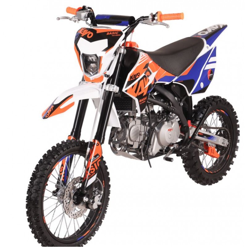 Купить  Питбайк KAYO Basic YX140EM 17/14 KRZ (механ. сцепл., эл. стартер) 2026 г (шт) (SM купить с доставкой по Москве и России, цена, технические характеристики, комплектация фото  - motoserp.ru