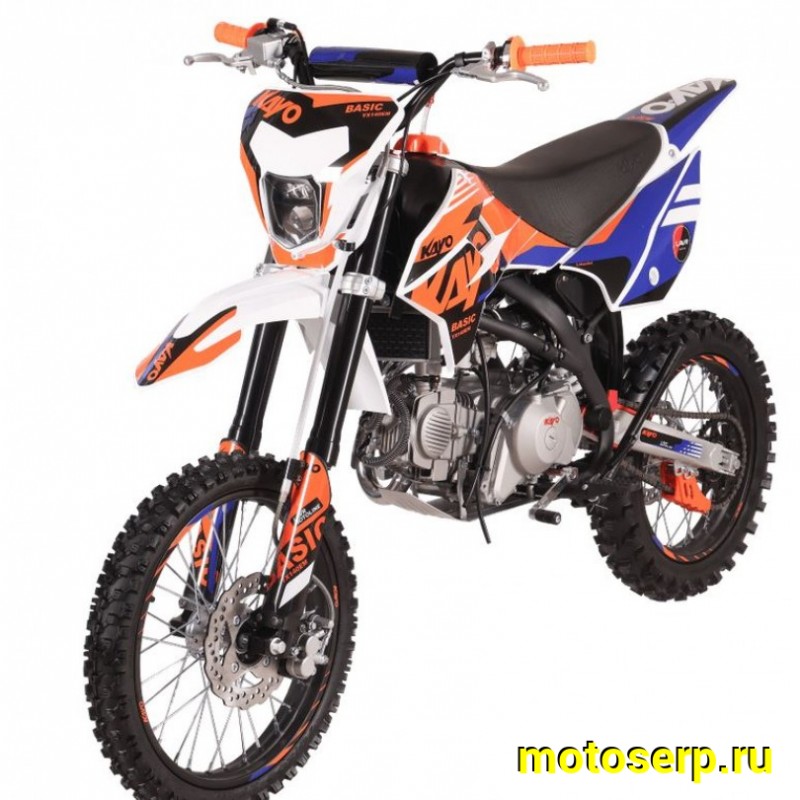 Купить  Питбайк KAYO Basic YX140EM 17/14 KRZ (механ. сцепл., эл. стартер) 2026 г (шт) (SM купить с доставкой по Москве и России, цена, технические характеристики, комплектация фото  - motoserp.ru