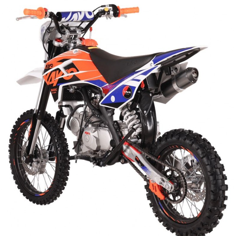 Купить  Питбайк KAYO Basic YX140EM 17/14 KRZ (механ. сцепл., эл. стартер) 2026 г (шт) (SM купить с доставкой по Москве и России, цена, технические характеристики, комплектация фото  - motoserp.ru