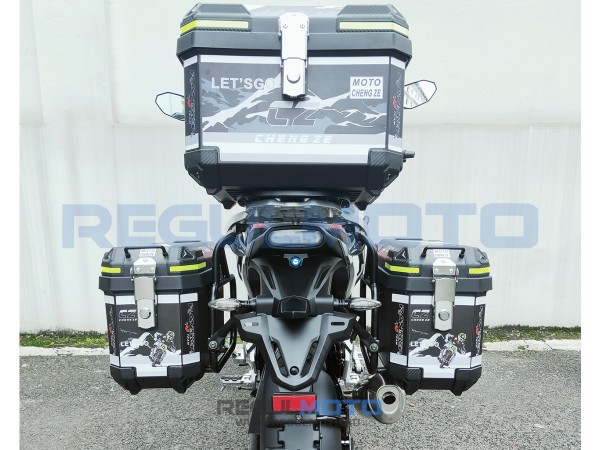 Купить  Кофры багажные 3шт. компл. + крепёжная система Regulmoto FTO, GTO (комп) (Regul 784593 купить с доставкой по Москве и России, цена, технические характеристики, комплектация фото  - motoserp.ru