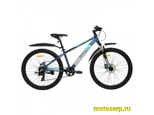 Купить  26" TECH TEAM SPRINT бирюзовый (16&rdquo;) (ТЕЧ ТИМ СПРИНТ) 26&rdquo;; горный; 7ск; рама-алюм; тормоз-Disk (шт) (ART  купить с доставкой по Москве и России, цена, технические характеристики, комплектация фото  - motoserp.ru
