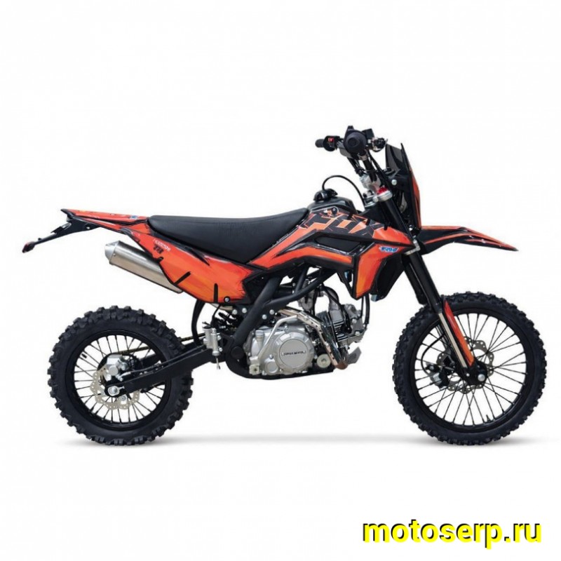 Купить  Питбайк Regulmoto FOX 140 (механическая КПП) 17"/14" Оранжево / черный (шт) (ФОТО купить с доставкой по Москве и России, цена, технические характеристики, комплектация фото  - motoserp.ru