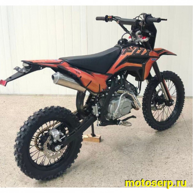 Купить  Питбайк Regulmoto FOX 140 (механическая КПП) 17"/14" Оранжево / черный (шт) (ФОТО купить с доставкой по Москве и России, цена, технические характеристики, комплектация фото  - motoserp.ru