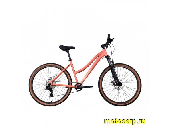 Купить  27.5" STARK LUNA 27,1 кораловый (16) (старк луна) 27.5"; 8ск; рама-алюм; тормоз-Disk (шт) (ART купить с доставкой по Москве и России, цена, технические характеристики, комплектация фото  - motoserp.ru
