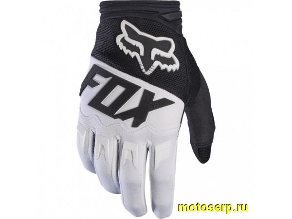 Купить  Перчатки Fox Dirtpaw Race черный/ белый с черной надпесью (L) (реплика) (пар) (Кокурин  купить с доставкой по Москве и России, цена, технические характеристики, комплектация фото  - motoserp.ru