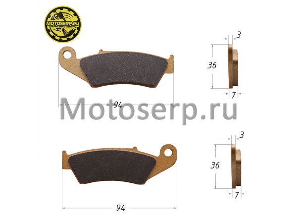 Купить  Колодки тормозные задние FA185, VD161JL KOVE MX250/MX450/450 Rally Factory (пар) (KOVE 350501-T501-00000 купить с доставкой по Москве и России, цена, технические характеристики, комплектация фото  - motoserp.ru