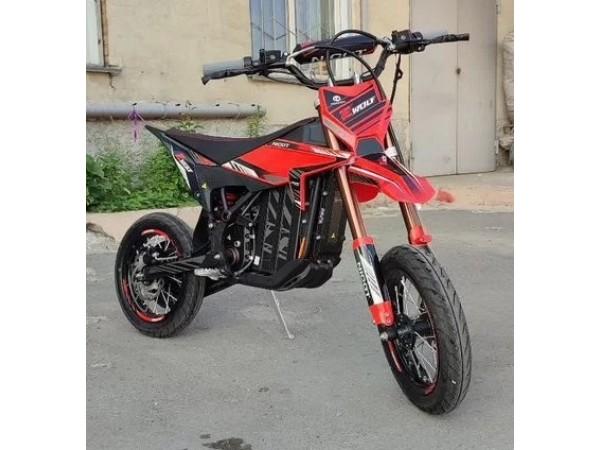 Купить  Электрокомплект Пит. NICOT 2 E-WOLF 3000 Ват, 72V 20Ah, колеса перед 12"/заднее 12", Мини Мотард, mini motard, два аморт.,тормоза гидр.Disk (шт) купить с доставкой по Москве и России, цена, технические характеристики, комплектация фото  - motoserp.ru