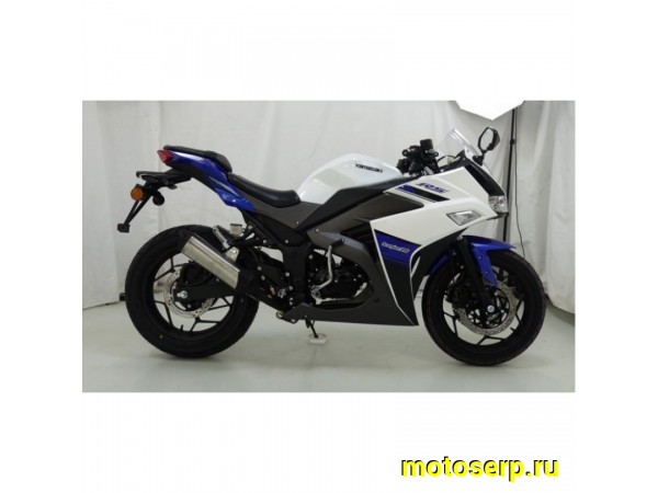 Купить  Мопед YAMASAKI SCORPION RS EFI + ЦПГ 2026г. БЕЛЫЙ/СИНИЙ, 4Т; 50cc; 17"литые; 4пер, эл. старт; ИНЖЕКТОР (шт) 01250 купить с доставкой по Москве и России, цена, технические характеристики, комплектация фото  - motoserp.ru