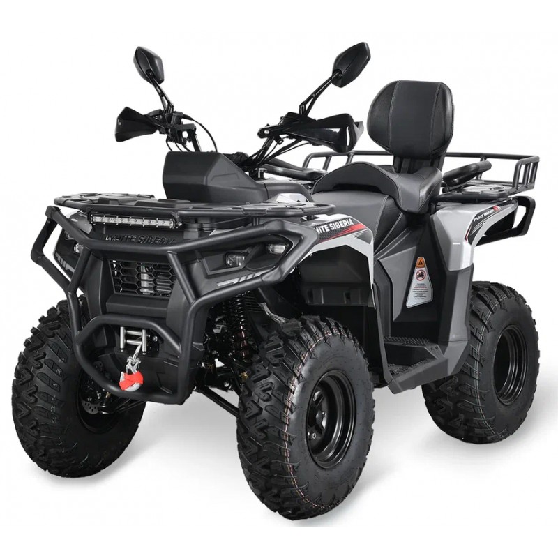 Купить  320cc Квадроцикл WHITE SIBERIA BARS 320CC PRO утилитарный 4&times;2, цепь, карб., 320сс 2026г. 10"/10"  (шт) (SIBERIA купить с доставкой по Москве и России, цена, технические характеристики, комплектация фото  - motoserp.ru