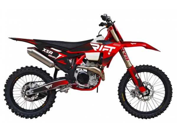 Купить  Мотоцикл Кросс/Эндуро RIFT X5R EFI (от комп. QJMOTOR) (YK250) 4т., охл. жид., инжект., 21/19".(шт) купить с доставкой по Москве и России, цена, технические характеристики, комплектация фото  - motoserp.ru