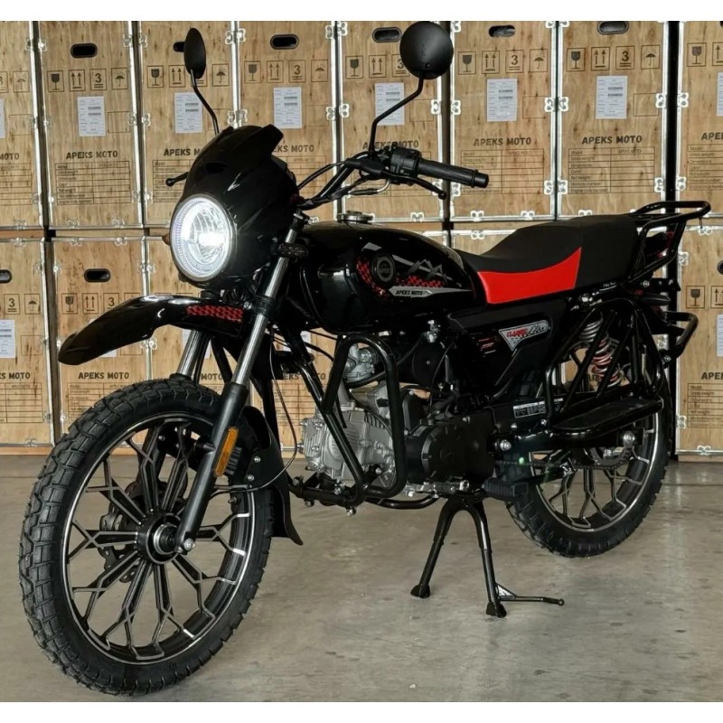 Купить  Мопед APEKS CLASSIC, 4т.,50cc, колеса 18"/18"; 4пер., эл. старт/кик. (шт) (01500 купить с доставкой по Москве и России, цена, технические характеристики, комплектация фото  - motoserp.ru