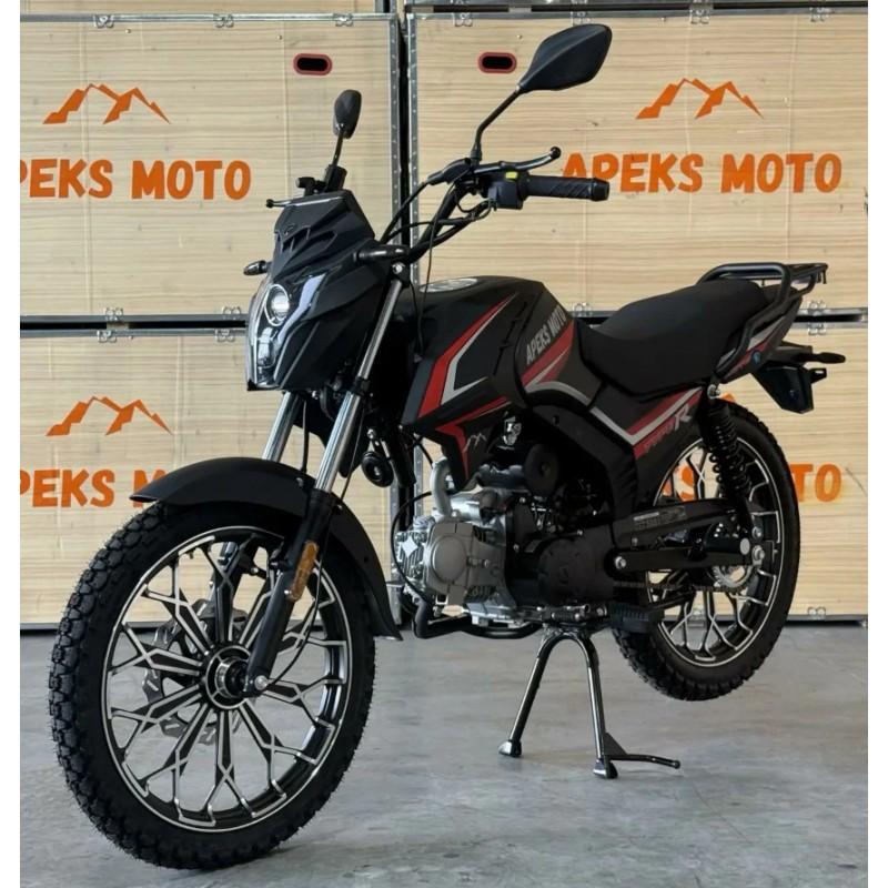 Купить  Мопед APEKS TYPE R, 4т.,50cc, колеса 18"/18"; 4пер., эл. старт/кик. (шт) (01250  купить с доставкой по Москве и России, цена, технические характеристики, комплектация фото  - motoserp.ru