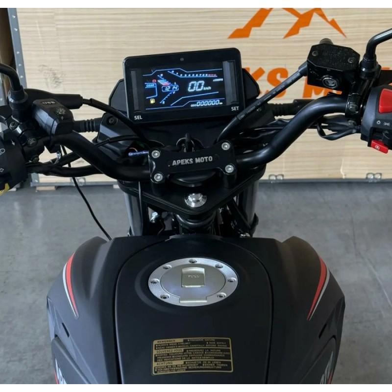 Купить  Мопед APEKS TYPE R, 4т.,50cc, колеса 18"/18"; 4пер., эл. старт/кик. (шт) (01250  купить с доставкой по Москве и России, цена, технические характеристики, комплектация фото  - motoserp.ru
