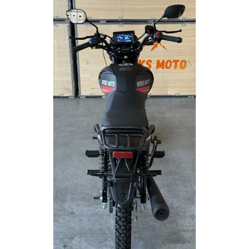 Купить  Мопед APEKS TYPE R, 4т.,50cc, колеса 18"/18"; 4пер., эл. старт/кик. (шт) (01250  купить с доставкой по Москве и России, цена, технические характеристики, комплектация фото  - motoserp.ru