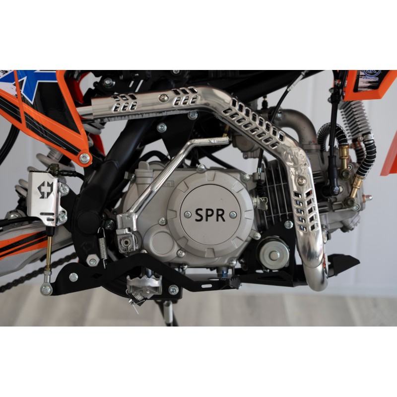 Купить  Питбайк SPRMOTORS MiniCross L (157FML) 140сс  4Т., карб., ожл. возд,, диск/диск., 19"/16" (шт) купить с доставкой по Москве и России, цена, технические характеристики, комплектация фото  - motoserp.ru