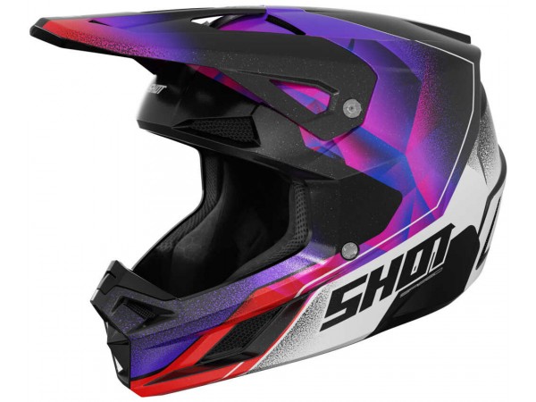 Купить  Шлем Кросс Shot SPEED OLYMP PURPLE PEARLY (M) (GAL A05-21OB-G02 купить с доставкой по Москве и России, цена, технические характеристики, комплектация фото  - motoserp.ru